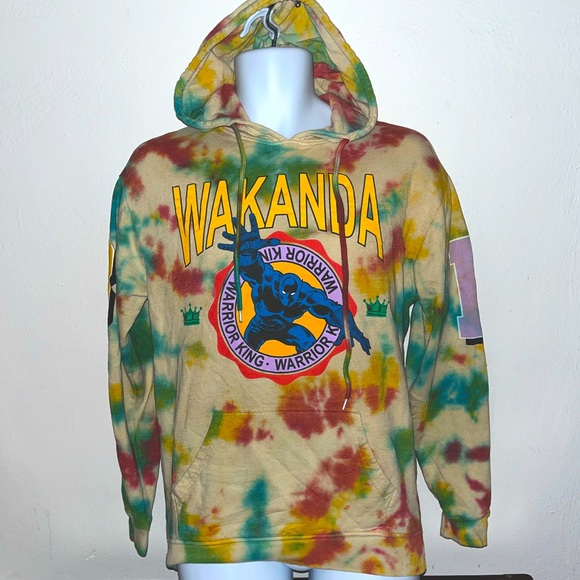 Marvel Other - Marvel BLACK PANTHER Wakanda Tie Dye Sweatshirt X Size : Small